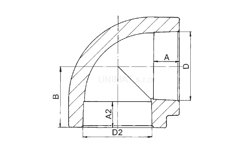 PPR koleno 90° 63