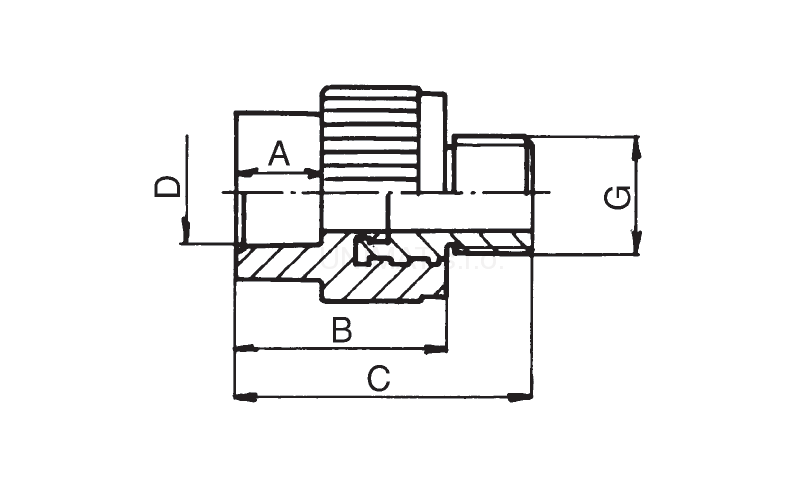 PPR Prechodka s kovovým závitom, vonkajšia 50x6/4"