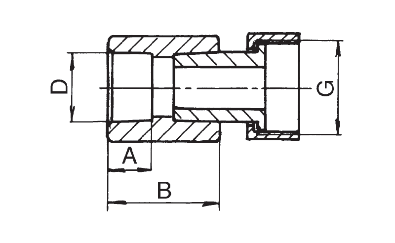 PPR Nátrubok - prechodka plastová s prevlečenou maticou 32x1"