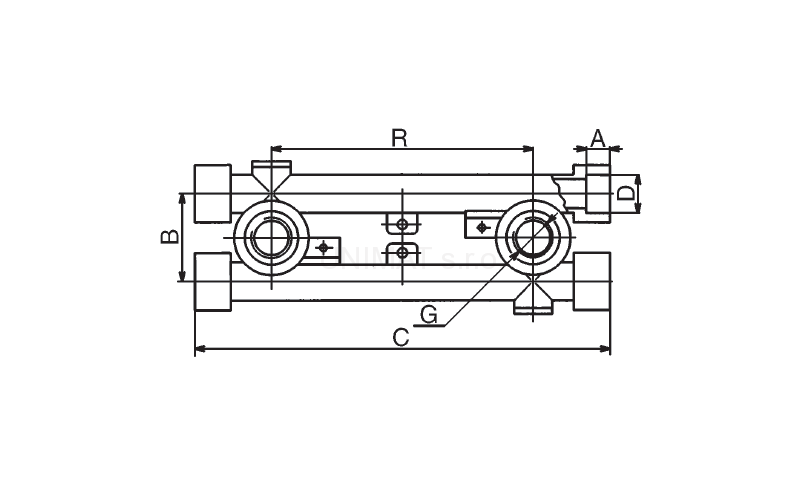 PPR Nástenný komplet 2x25x1/2"