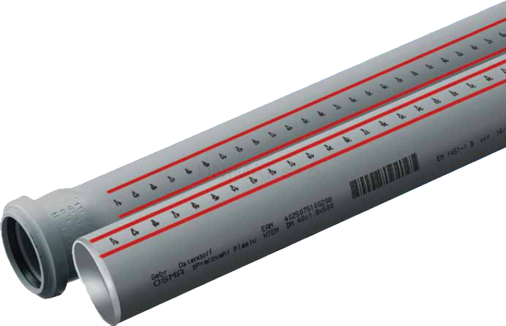 HT trubka s hrdlom 125x500