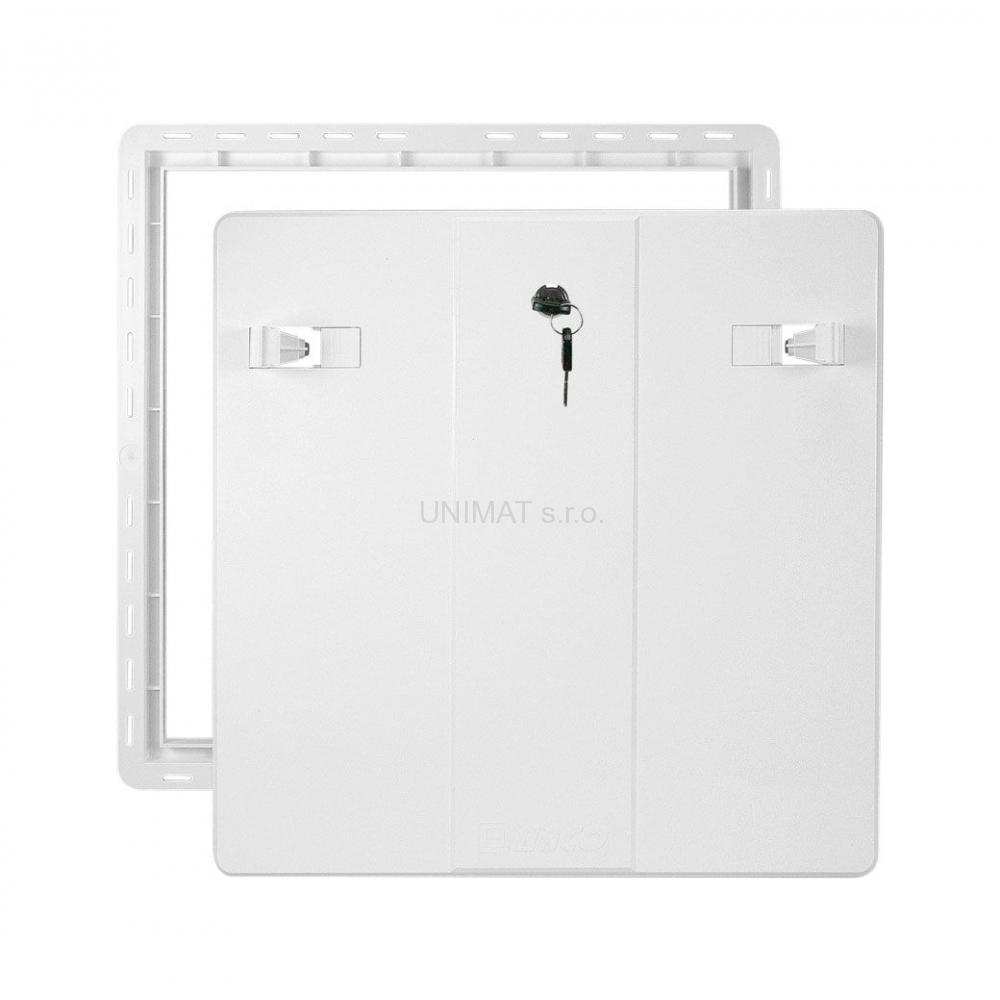 Revízne dvierka RD 600×600 Zamykatelne biele