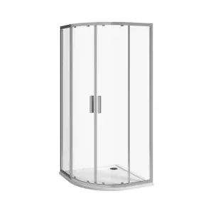 NION sprchový kút štvťkruh 100 cm, Ľ/P posuvné dvere