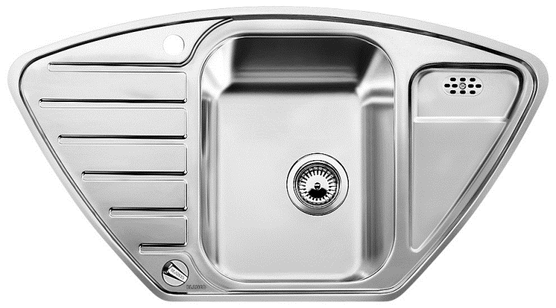 BLANCO LANTOS 9 E - IF 516 277 drez nerez 930x510 mm