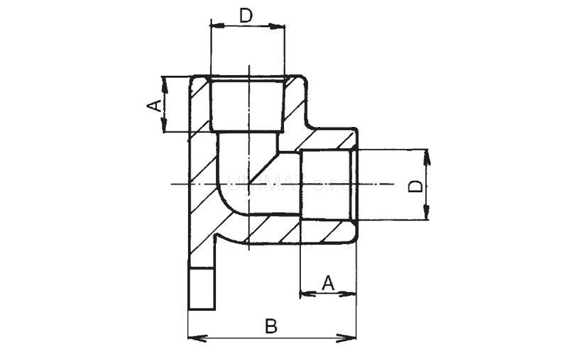 PPR koleno navarovacie, nástenné 20