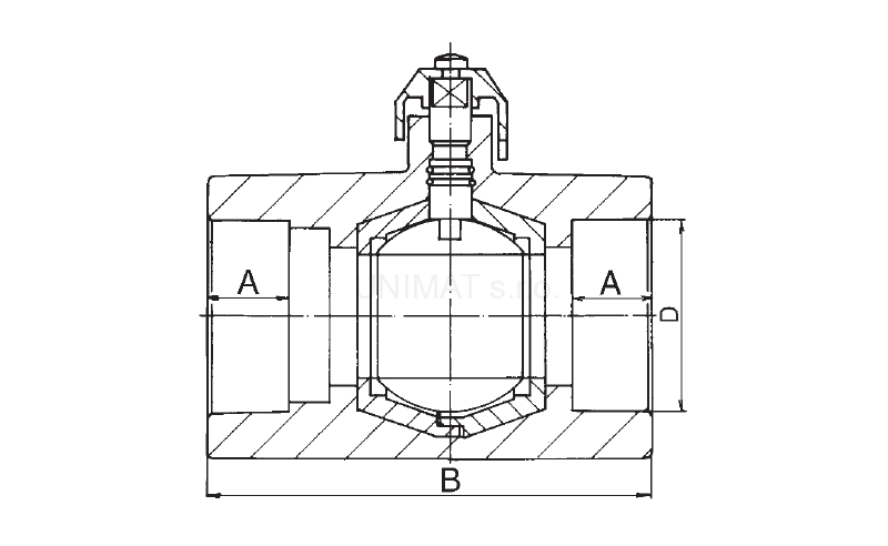 PPR Kohútik guľový plastový s výpustným ventilom 20