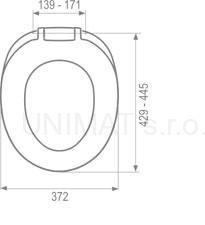 Galant biely AB WC sedátko