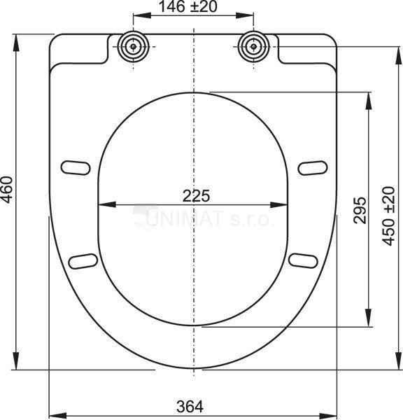 WC sedátko Softclose - so spomalením A66