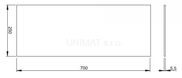 Izolačná doska pre závesné umývadlo M940