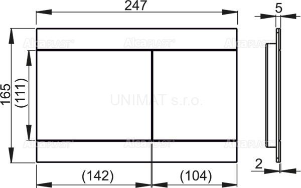 Ovládacie tlačidlo, nerez - polomat FUN-INOX
