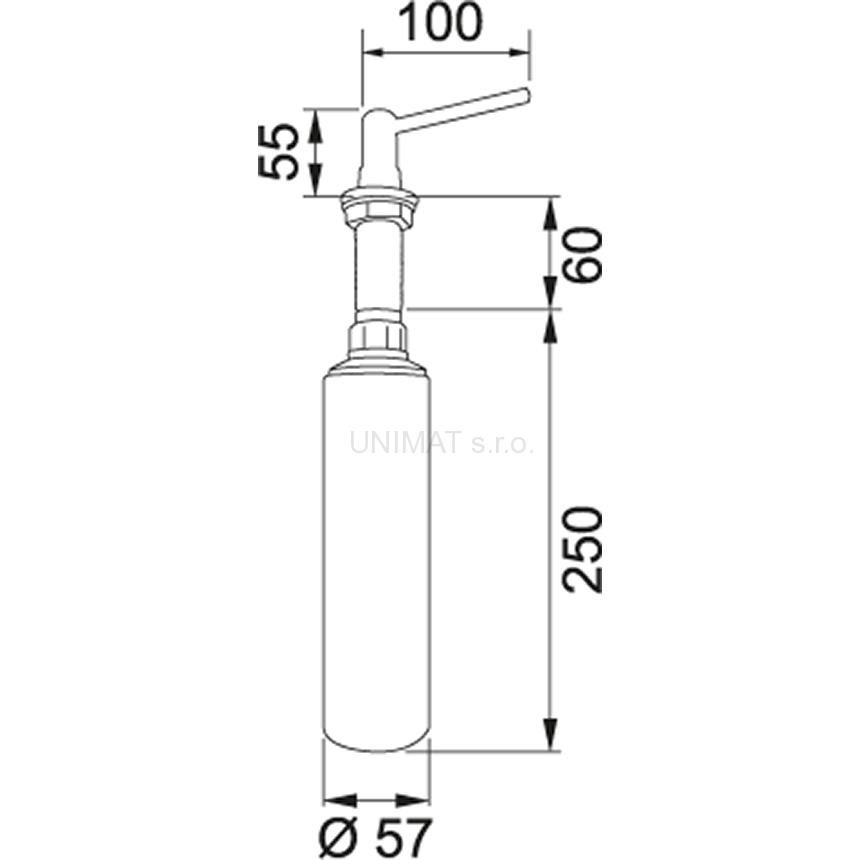 DÁVKOVAČ BASIC chrom