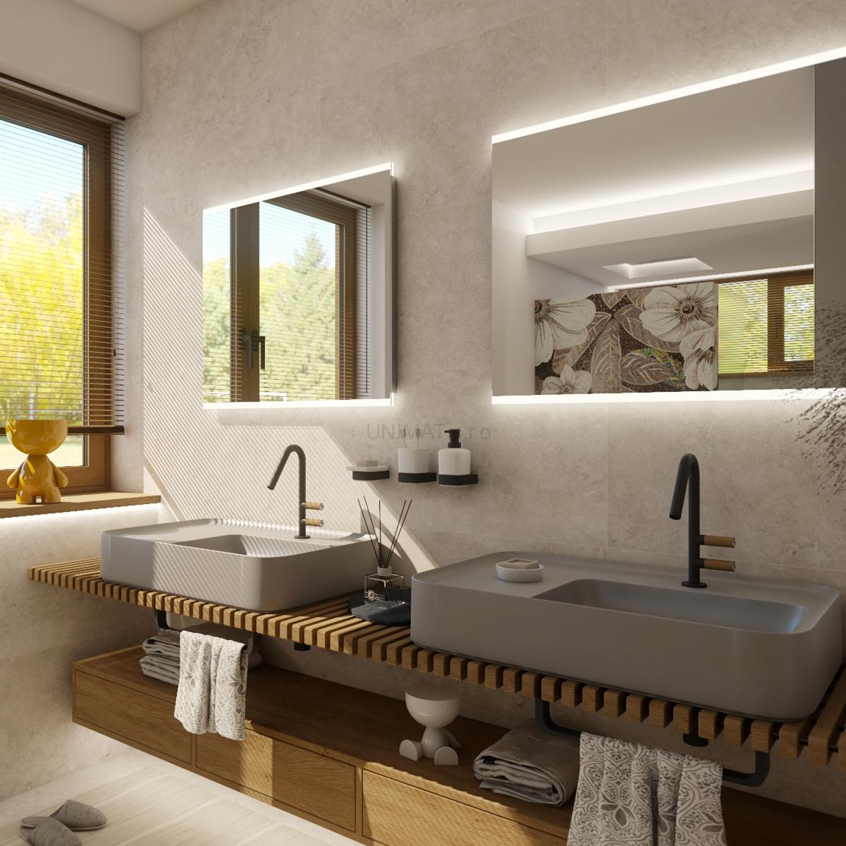 Zrkadlo LED 900x700 ZP12019V