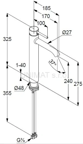 Kludi Bozz umývadlová batéria chróm 382860576