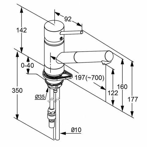 Kludi Scope s vyťahovateľnou sprškou
