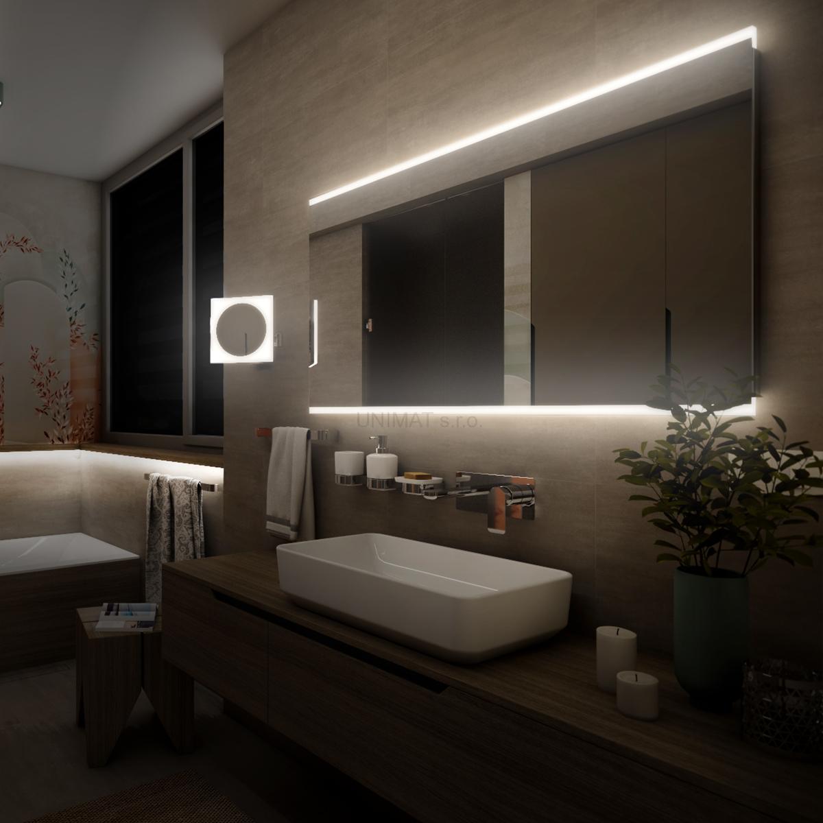 Zrkadlo LED 1000x700 ZP12004V